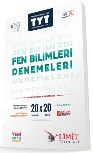 Limit Yayınları TYT Fen Bilimleri 20x20 li Denemeleri