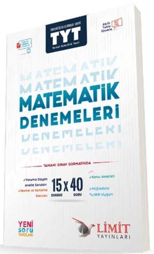 Limit Yayınları TYT Matematik 15x40 Denemeleri