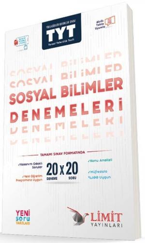 Limit Yayınları TYT Sosyal Bilimler 20x20 Denemeleri