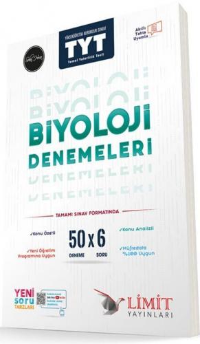 Limit Yayınları TYT Biyoloji 50x6 Denemeleri