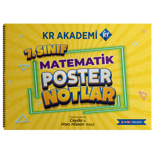 Kr Akademi Yayınları 7. Sınıf Matematik Poster Notlar