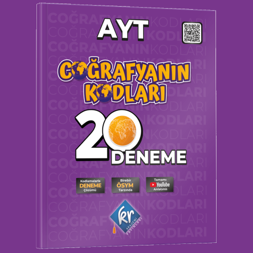 KR Akademi AYT Coğrafyanın Kodları Çözümlü 20 Deneme