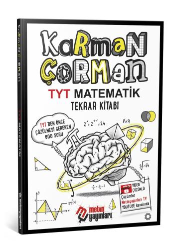 Metin Yayınları Karman Çorman TYT Matematik Tekrar Kitabı