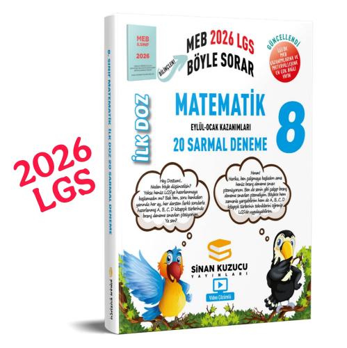 8. Sınıf | İlk Doz Sarmal Branş Denemeleri MATEMATİK ( 2026 LGS )