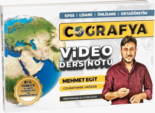 Mehmet Eğit KPSS Coğrafya Video Ders Notları