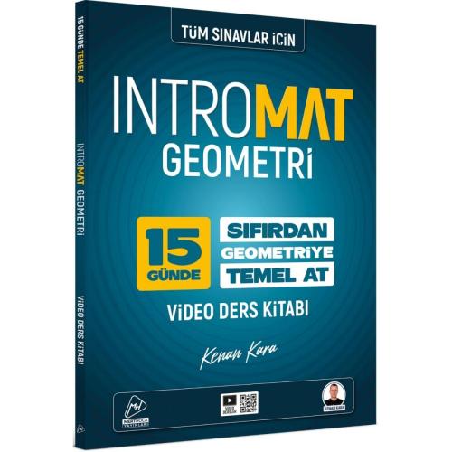 Mert Hoca Yayınları Kenan Kara 15 Günde İntroMat Geometri Video Ders K