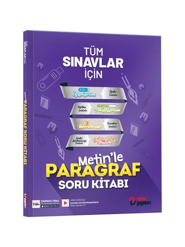 Metin Yayınları Tüm Sınavlar İçin Metinle Paragraf Soru Kitabı