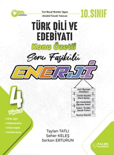 Palme Yayınları 10. Sınıf Türk Dili ve Edebiyatı Enerji Konu Özetli So