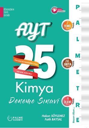 Palme Yayınları AYT Kimya 25 Palmetre Deneme