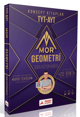 Paraf Akademi Yayınları Paraf Akademi TYT-AYT Mor Geometri Soru Bankası