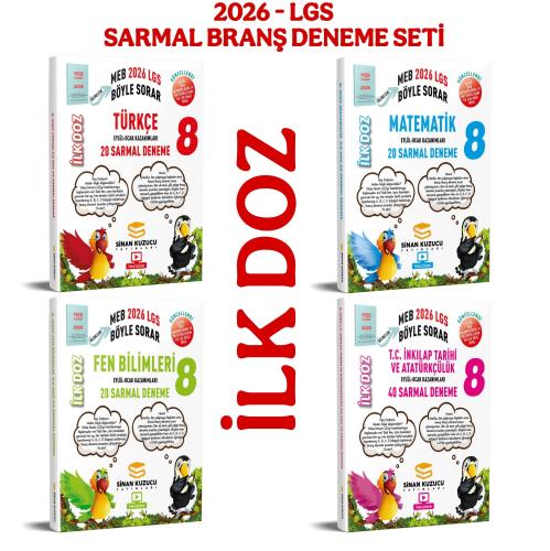 8. SINIF LGS - MEB BÖYLE SORAR SARMAL BRANŞ DENEME SETİ İlk Doz (2026-