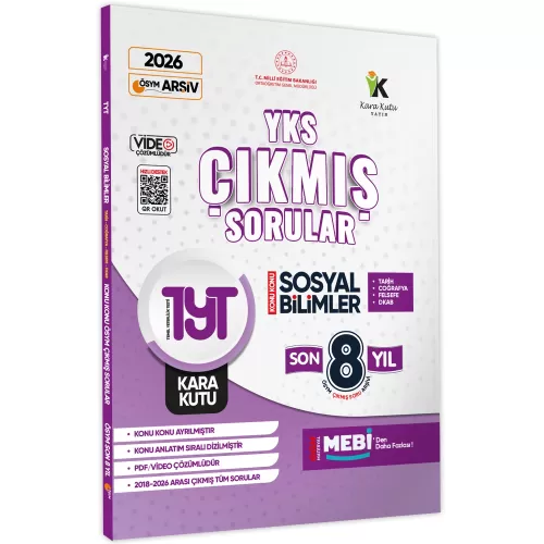 Kara Kutu Yayınları 2026 YKS-TYT Sosyal Bilimler Kara Kutu ÖSYM Çıkmış