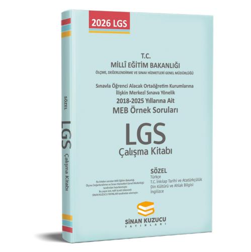 MEB ÖRNEK SORULARI LGS ÇALIŞMA KİTAPLARI SETİ ( SAYISAL - SÖZEL )