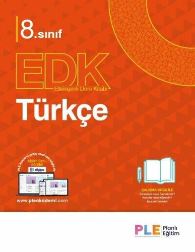 PLE - 8.SINIF TÜRKÇE - ETKİLEŞİMLİ DERS KİTABI