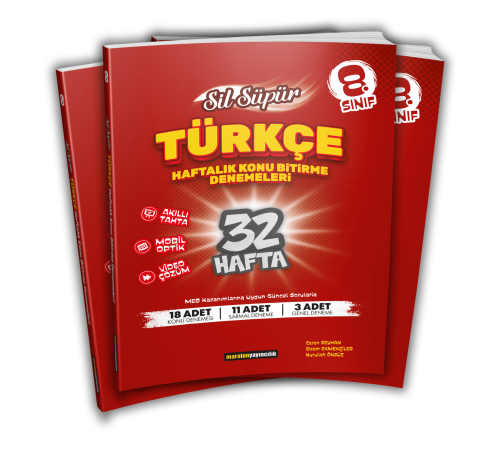 8. Sınıf Sil Süpür Türkçe Haftalık Konu Bitirme Denemeleri – 32 Hafta