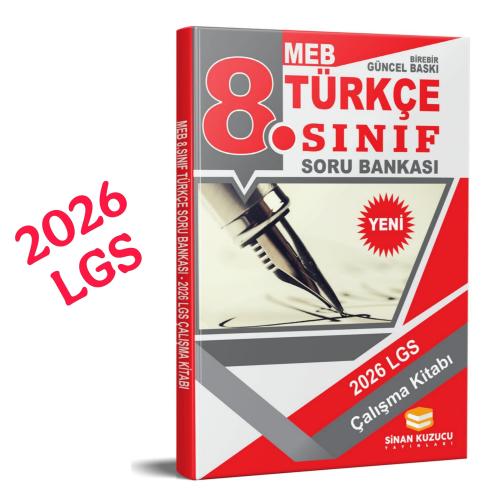 SİNAN KUZUCU MEB 8. SINIF TÜRKÇE ÇALIŞMA KİTABI