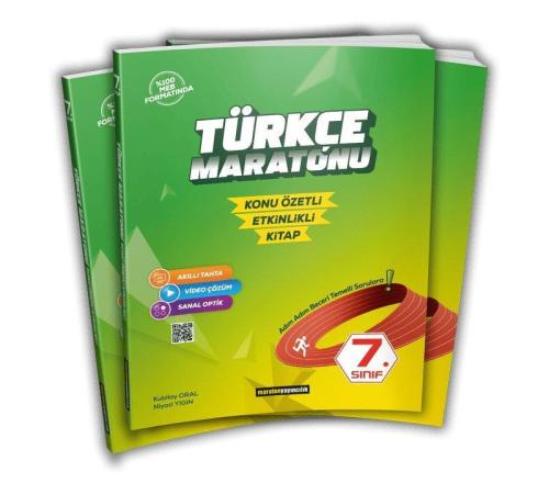 MARATON 7.Sınıf Türkçe Maratonu(Konu Özetli-Etkinlikli)