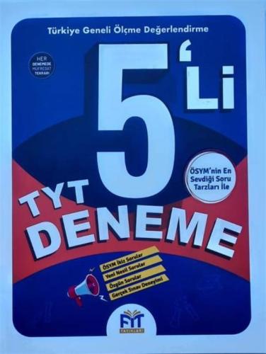 FİT YAYINLARI TYT 5 Lİ DENEME