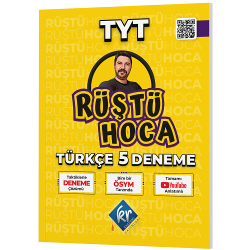 Rüştü Hoca TYT Türkçe 5 Deneme KR Akademi Yayınları