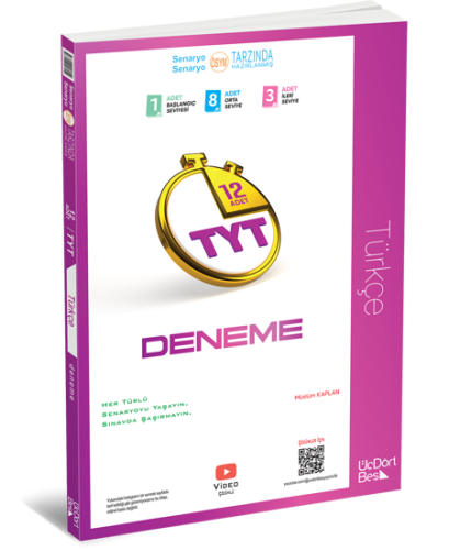 345 - TYT Türkçe 12 Li Deneme - GÜNCEL BASKI