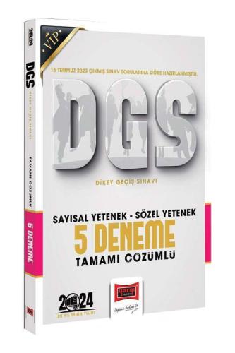 Yargı Yayınları 2024 DGS Sözel Sayısal Bölüm Tamamı Çözümlü 5 Deneme