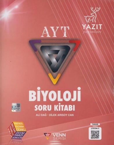 Yazıt Yayınları AYT Biyoloji Venn Serisi Soru Kitabı