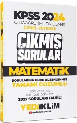 Yediiklim Yayınları 2024 KPSS Ortaöğretim Önlisans Matematik Konuların