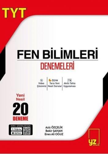 YZ Yayınları TYT Fen Bilimleri 20 Deneme Sınavı