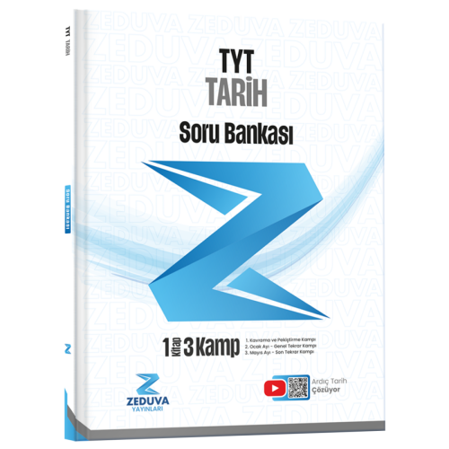 Zeduva Yayınları Ardıç Tarih TYT Tarih 1 Kitap 3 Kamp Soru Bankası