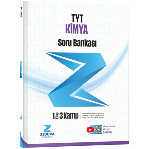 Zeduva Yayınları Meschemy Kimya TYT Kimya 1 Kitap 3 Kamp Soru Bankas